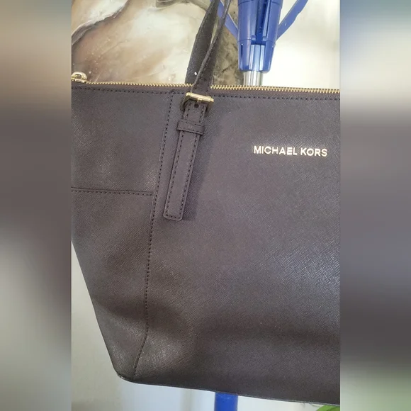 Michael Kors Dark Brown Tote Bag - Picture 2 of 16